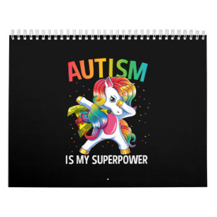 Autistisch   Autisme is mijn Superpower Dabbing Un Kalender