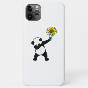 Autistisch Dabbing Panda Beer Sunflower iPhone 11 Pro Max Hoesje
