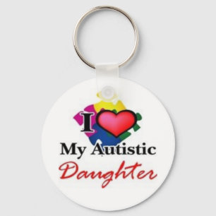 autistisch dochter sleutelhanger