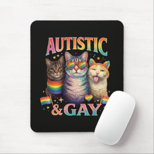 Autistisch En Homoseksueel Grappige Kat Muismat