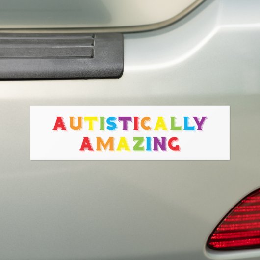 Autistisch Fantastisch Bumpersticker (Op auto)