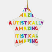 Autistisch Fantastisch Keramisch Ornament (Rechts)