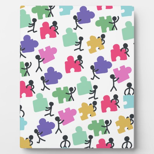 autistisch fotoplaat (Voorkant)