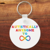 Autistisch Geweldig Tot In De Oneindigheid Sleutelhanger (Voorkant)