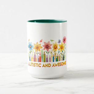 AUTISTISCH & GEWELDIGE Autisme Bewustzijn Mok