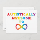 Autistisch Geweldige tot oneindig Briefkaart (Voorkant / Achterkant)