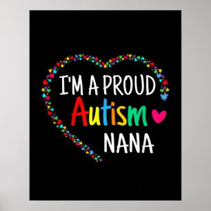 Autistisch   Ik ben een trots autisme Nana Puzzle  Poster