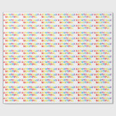 Autistisch mooi cadeaupapier (Vlak)