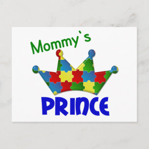 Autistisch prins 3 AUTISME Briefkaart