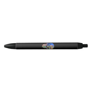 Autistisch   Spooky Skull American Support Autisme Zwarte Inkt Pen