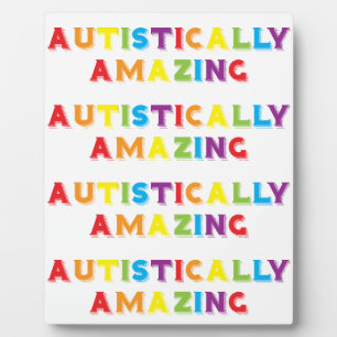 Autistisch verbazingwekkend fotoplaat