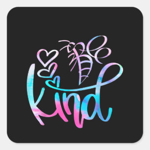 Autistisch   Wees bewuster van autisme Vierkante Sticker