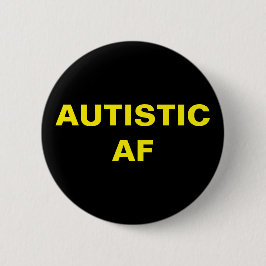 Autistische AF Autisme Neurodiversity Pride Ronde Button 5,7 Cm