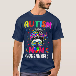 Autistische autisme bewustzijn Mam Life Vrouwen zi T-shirt