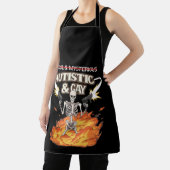 Autistische en homoseksuele skelet grappig autisme schort (Insitu)