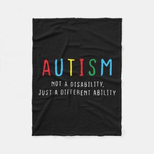 Autistische geschenken Kinder volwassenen Verschil Fleece Deken
