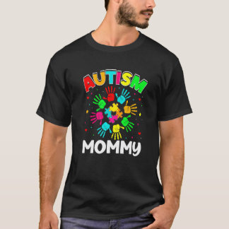 Autistische mammie Puzzle Support Family Autisme A T-shirt