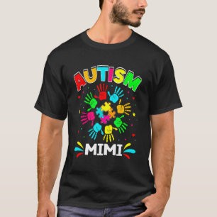 Autistische Mimi Puzzel Steun Familie Autisme Bewu T-shirt