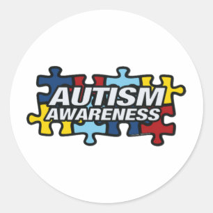 AUTISTISCHE RONDE STICKER