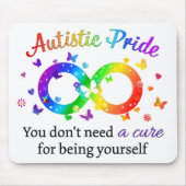 Autistische trots muismat (Voorkant)