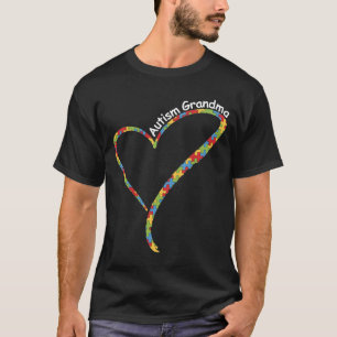 Autististieke grootmabewustwording Puzzle Piece H T-shirt