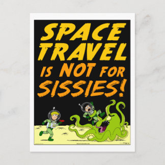 Autmum het Vreemde Briefkaart van de "RUIMTEVAART"