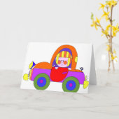 auto 300dpi- illustratorexemplaar kaart (Gele Bloem)