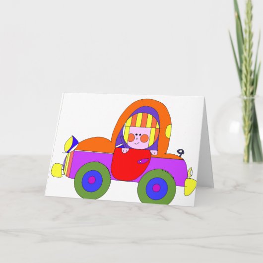 auto 300dpi- illustratorexemplaar kaart (Voorkant)