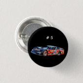 auto 5-knop ronde button 3,2 cm (Voorkant /achterkant)