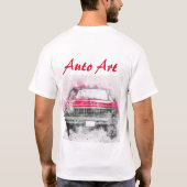 Auto Art Artistic Car T-shirt (Achterkant)
