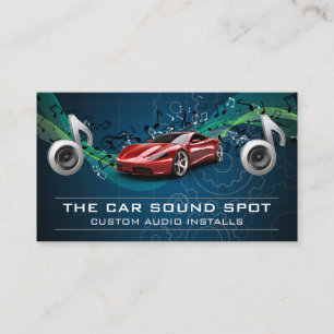 Auto Audio Technician Elektronica Visitekaartje