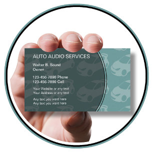 Auto Audio Visitekaartjes