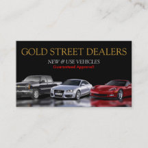 Auto, auto, Dealer Dealership Visitekaartje