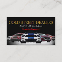 Auto, auto, Dealer Dealership Visitekaartje