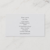 Auto auto op metaal - Rode lijn Sportscar sjabloon Visitekaartje (Achterkant)