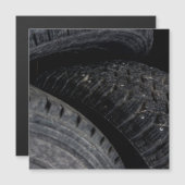 Auto Auto oude banden Black Road trips (Voorkant / Achterkant)