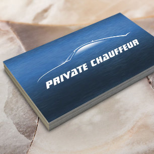 Auto-auto-stuurprogramma voor privé-Chauffeur Afsprakenkaartje