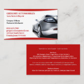 Auto auto's Visitekaartje (Voorkant / Achterkant)