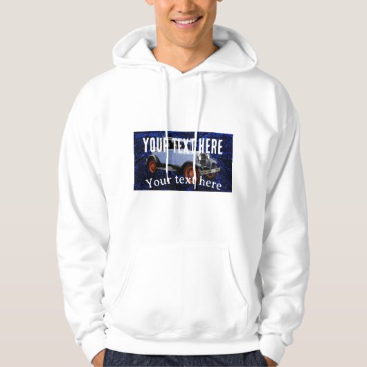auto bewerkbaar hoodie (Voorkant)