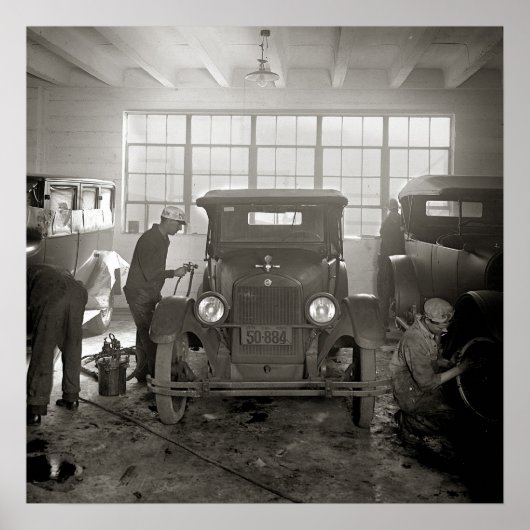 Auto Body Shop, 1926.  foto Poster (Voorkant)