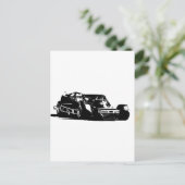 auto briefkaart (Staand voorkant)