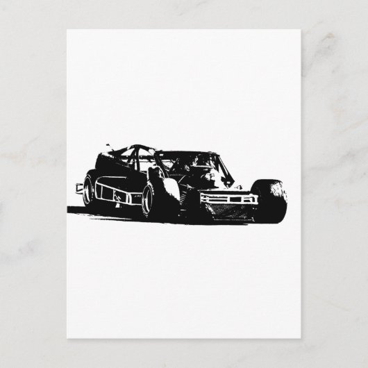 auto briefkaart (Voorkant)