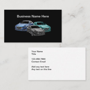 Auto Broker Automotive Carte de visite Design