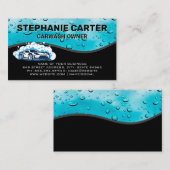 Auto Car Wash Waterparels Visitekaartje (Voorkant / Achterkant)