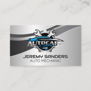 Auto Care Repair Logo Sleutels Visitekaartje