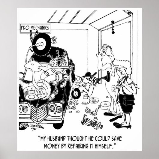 Auto Cartoon 9204 Poster (Voorkant)