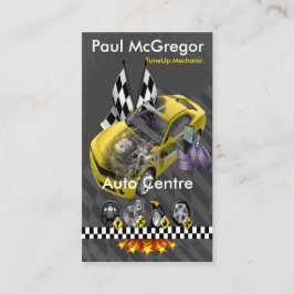 Auto Centre / TuneUp Mechanic Business Card Visitekaartje