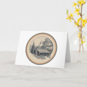 Auto China's WV State Park Series: Log Cabin Kaart (Gele Bloem)