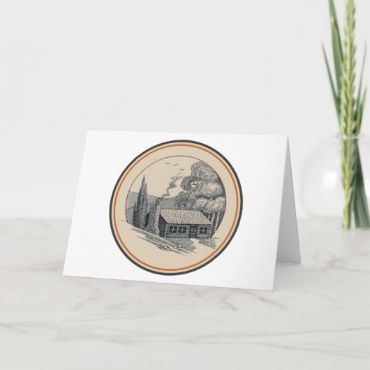 Auto China's WV State Park Series: Log Cabin Kaart (Voorkant)