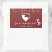 auto-collant de sources chaudes lovecats (Sac)